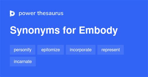 embodying thesaurus|What is another word for embodying .